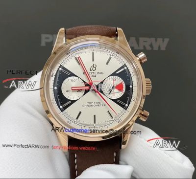 BLS Breitling Premier Top Time Limited Edition Zorro Dial Rose Gold Replica Watch